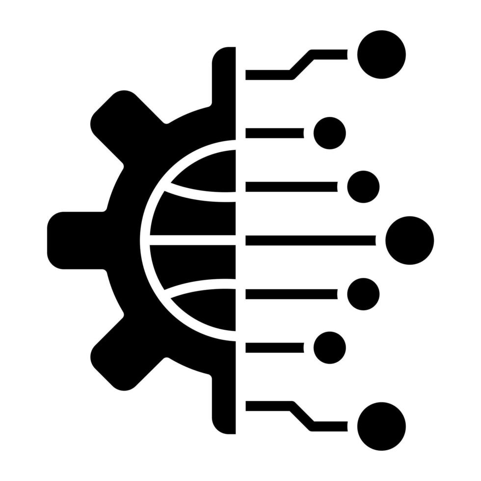 Digital Technology vector icon