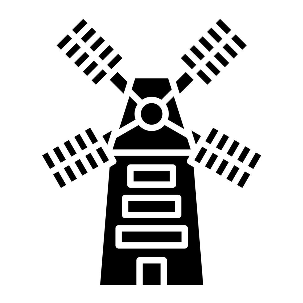 Windmill vector icon