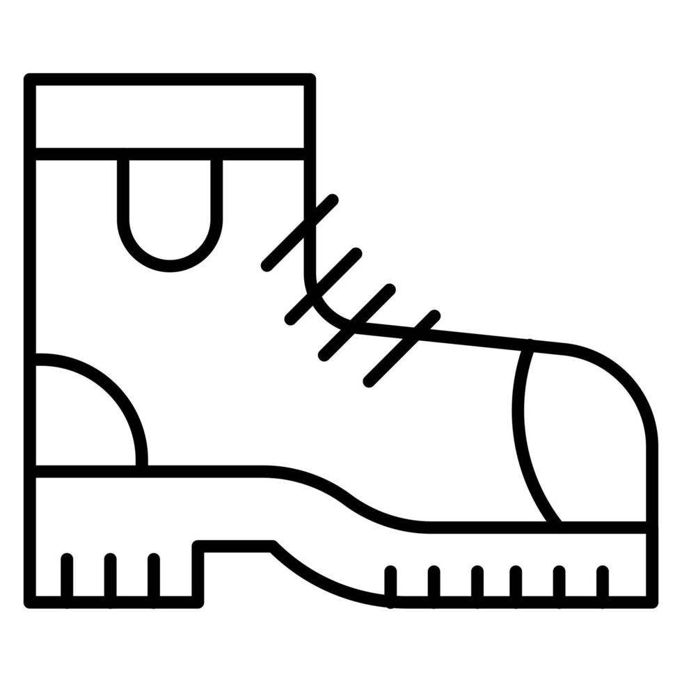 Ejército botas vector icono