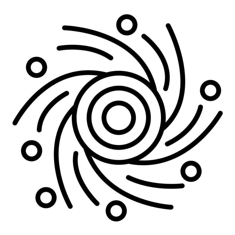 Black Hole vector icon 21650229 Vector Art at Vecteezy