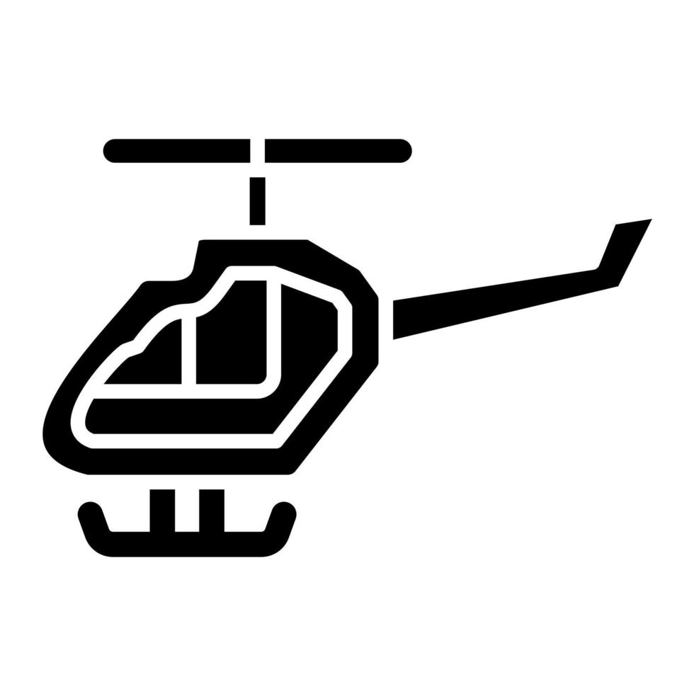 Helicopter vector icon