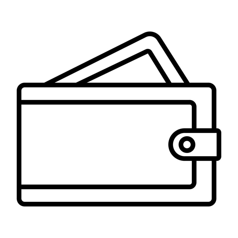 Wallet vector icon