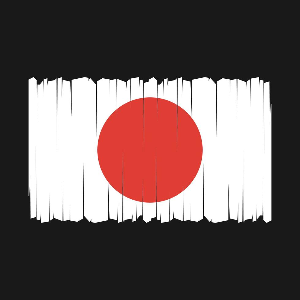 vector de bandera de japón