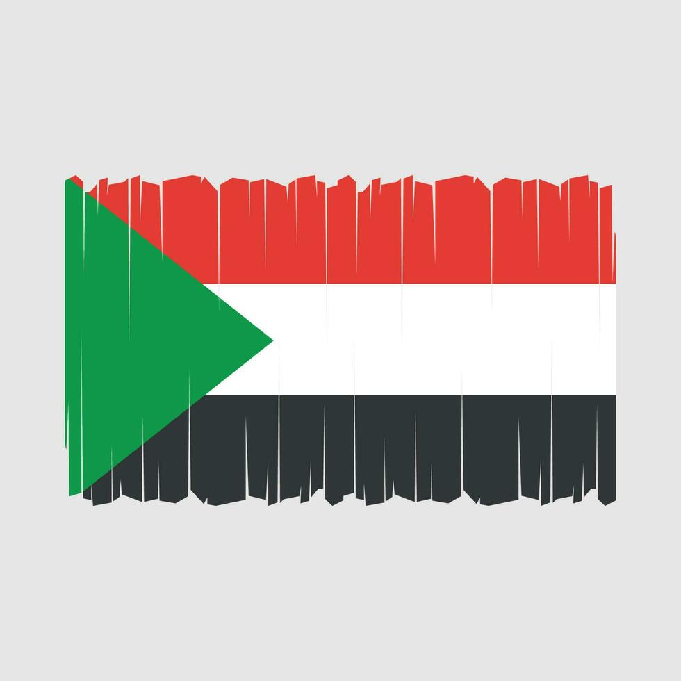 Sudan Flag Vector