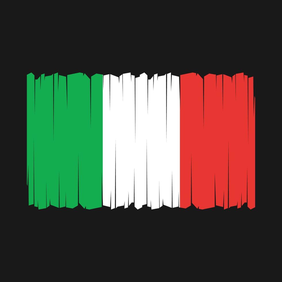 vector de bandera de italia