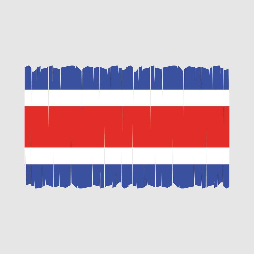 Costa Rica Flag Vector