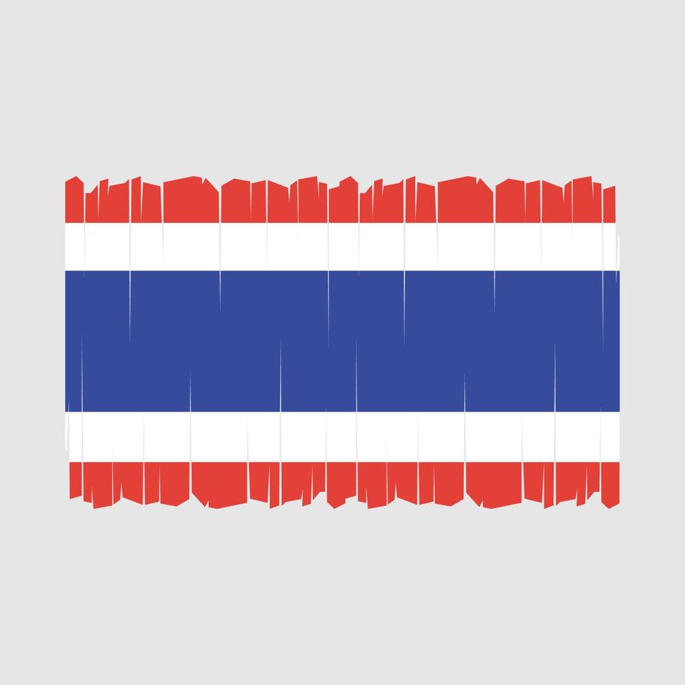 vector de bandera de tailandia