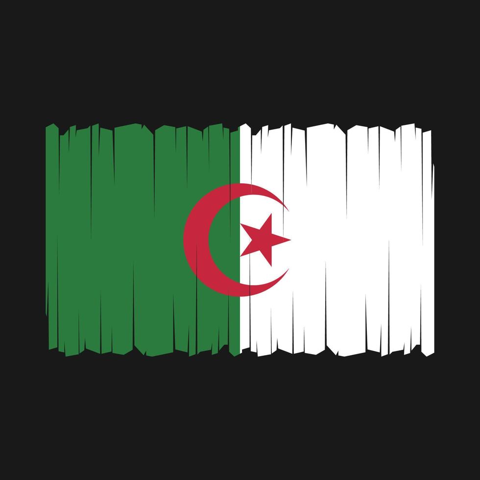 vector de bandera de argelia