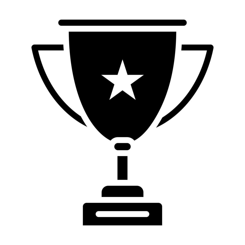 Trophy vector icon