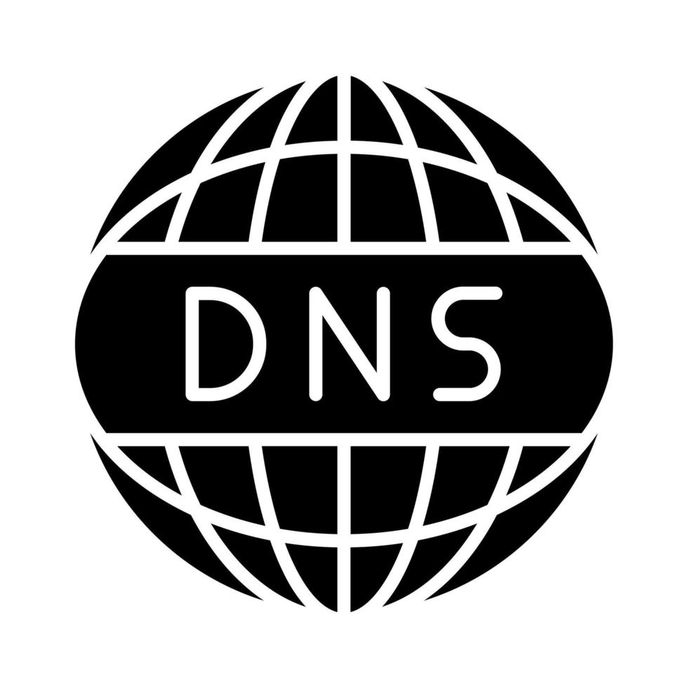 dns vector icono