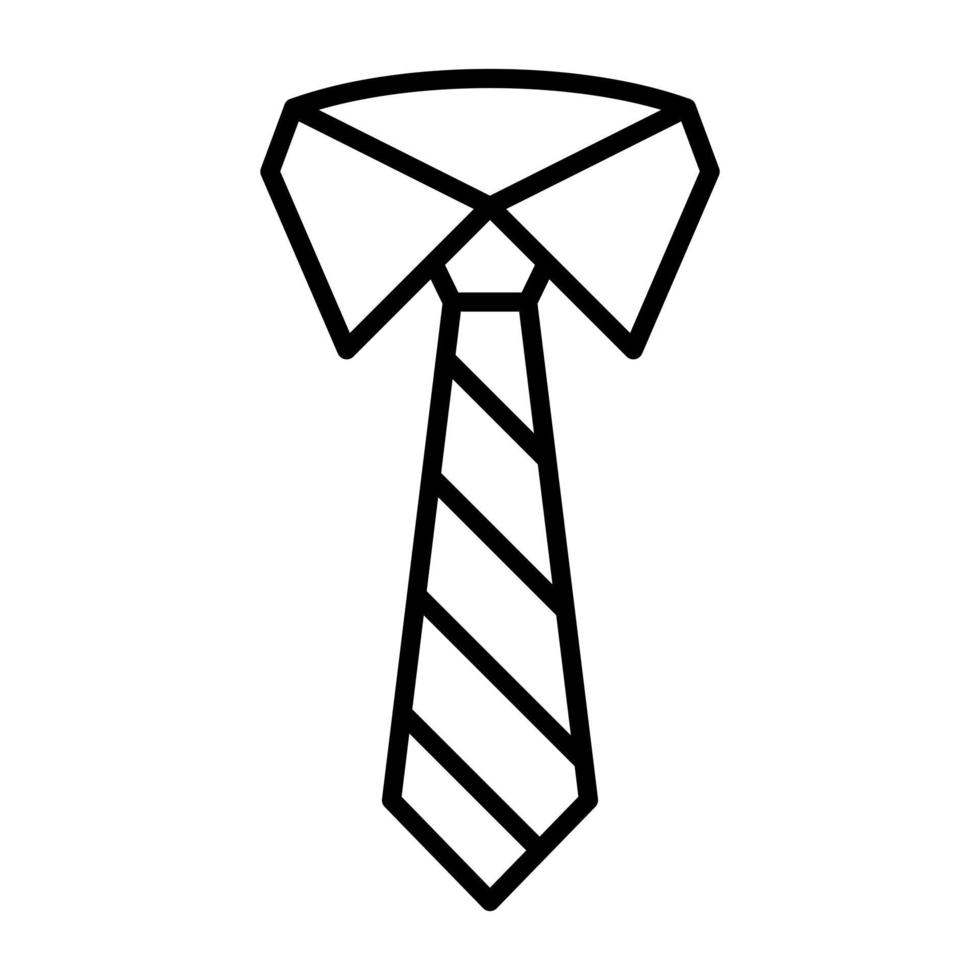 Tie vector icon