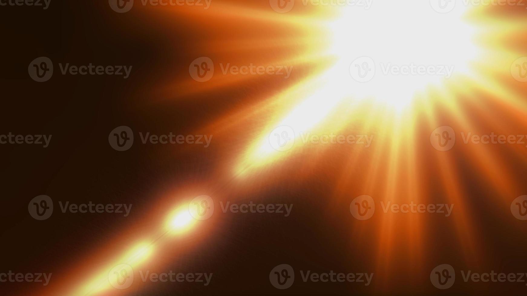 Sun flare in light leak background effect photo
