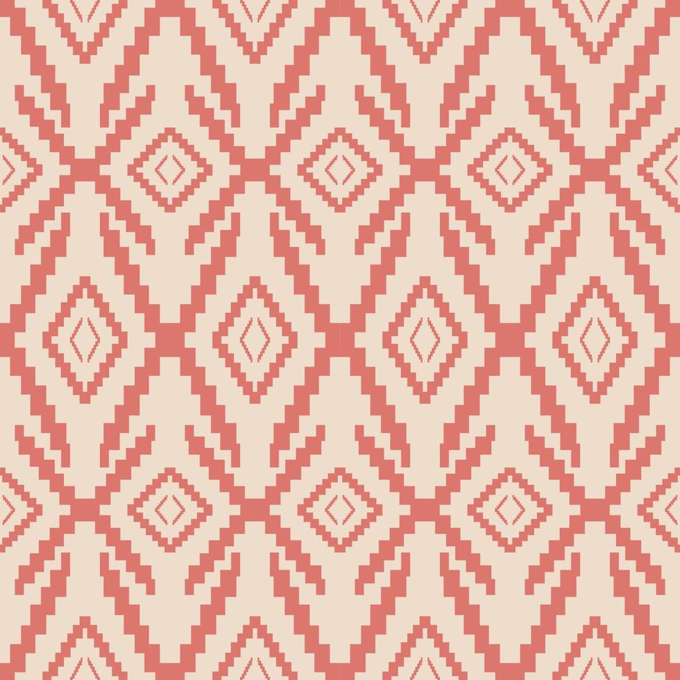Aztec Kilim retro color pattern. Aztec Kilim geometric square diamond shape seamless pattern background. Southwest geometric traditional pattern use for fabric, home decoration elements. vector