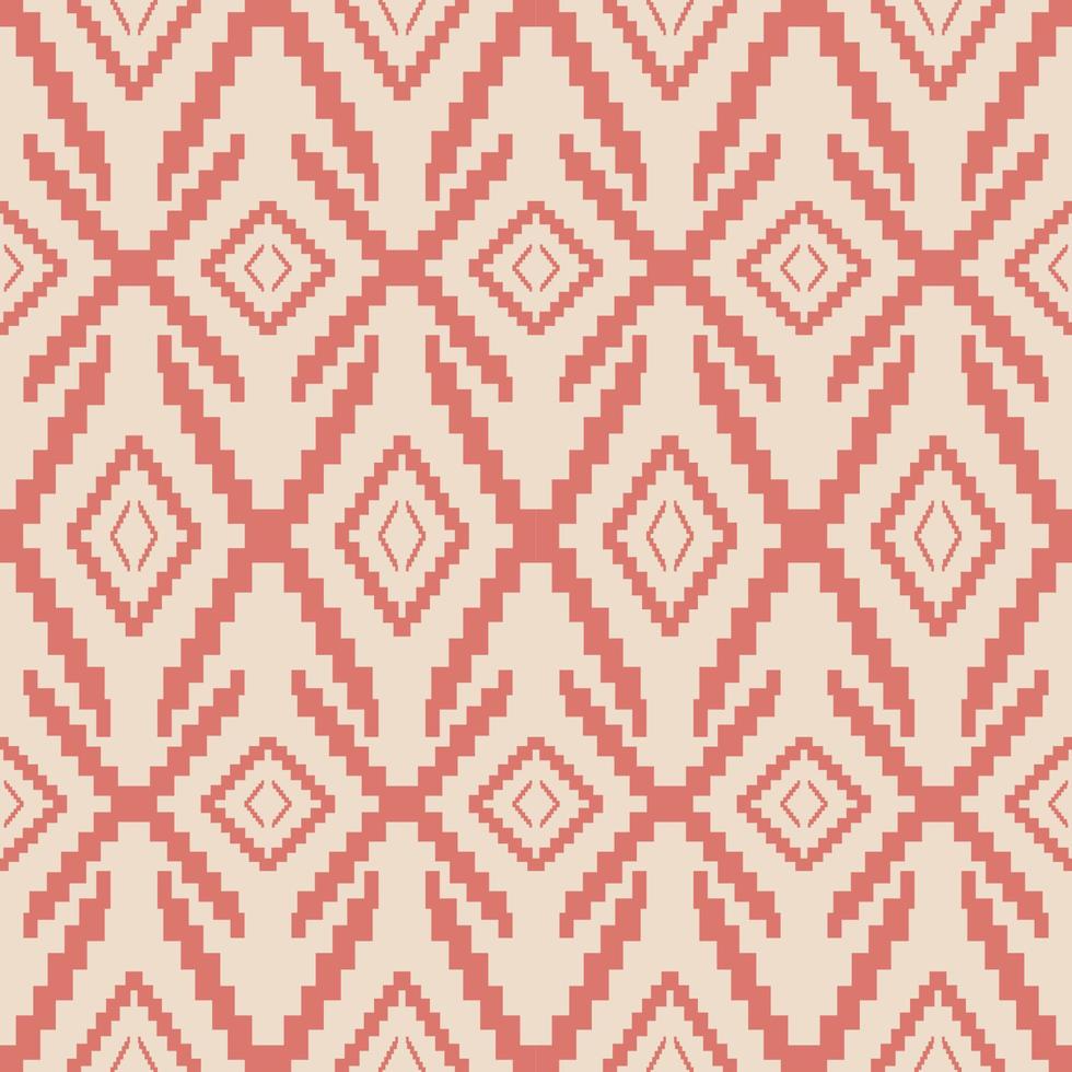 Aztec Kilim retro color pattern. Aztec Kilim geometric square diamond shape seamless pattern background. Southwest geometric traditional pattern use for fabric, home decoration elements. vector