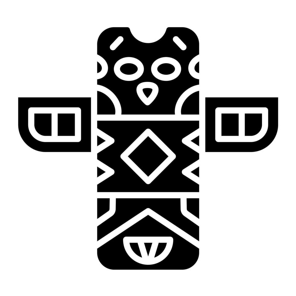 Totem vector icon