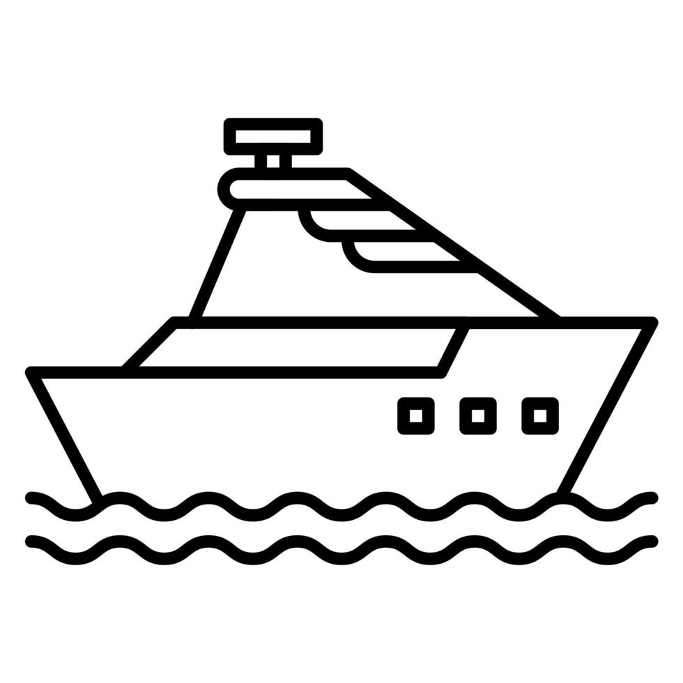 Boat vector icon