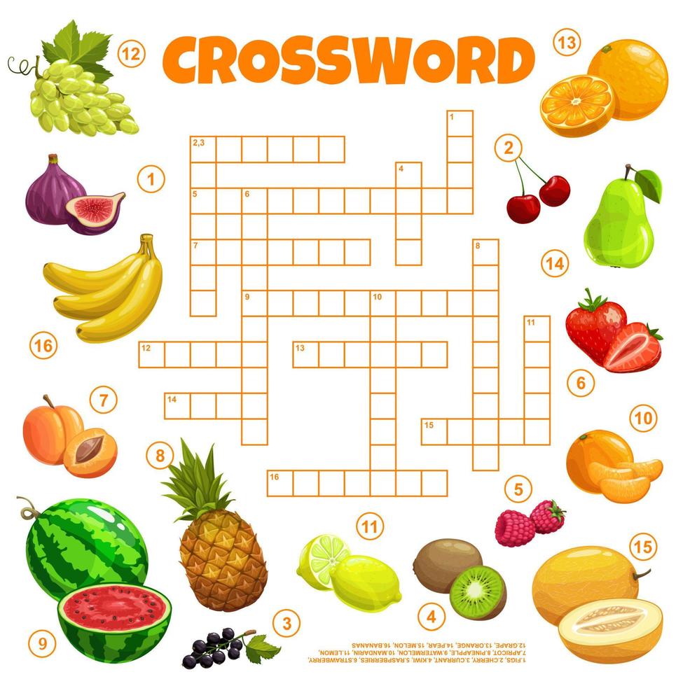 Raw farm fruits and berries crossword quiz game 21650784 Vector Art at Raw farm fruits and berries crossword quiz game 21650784 Vector Art at