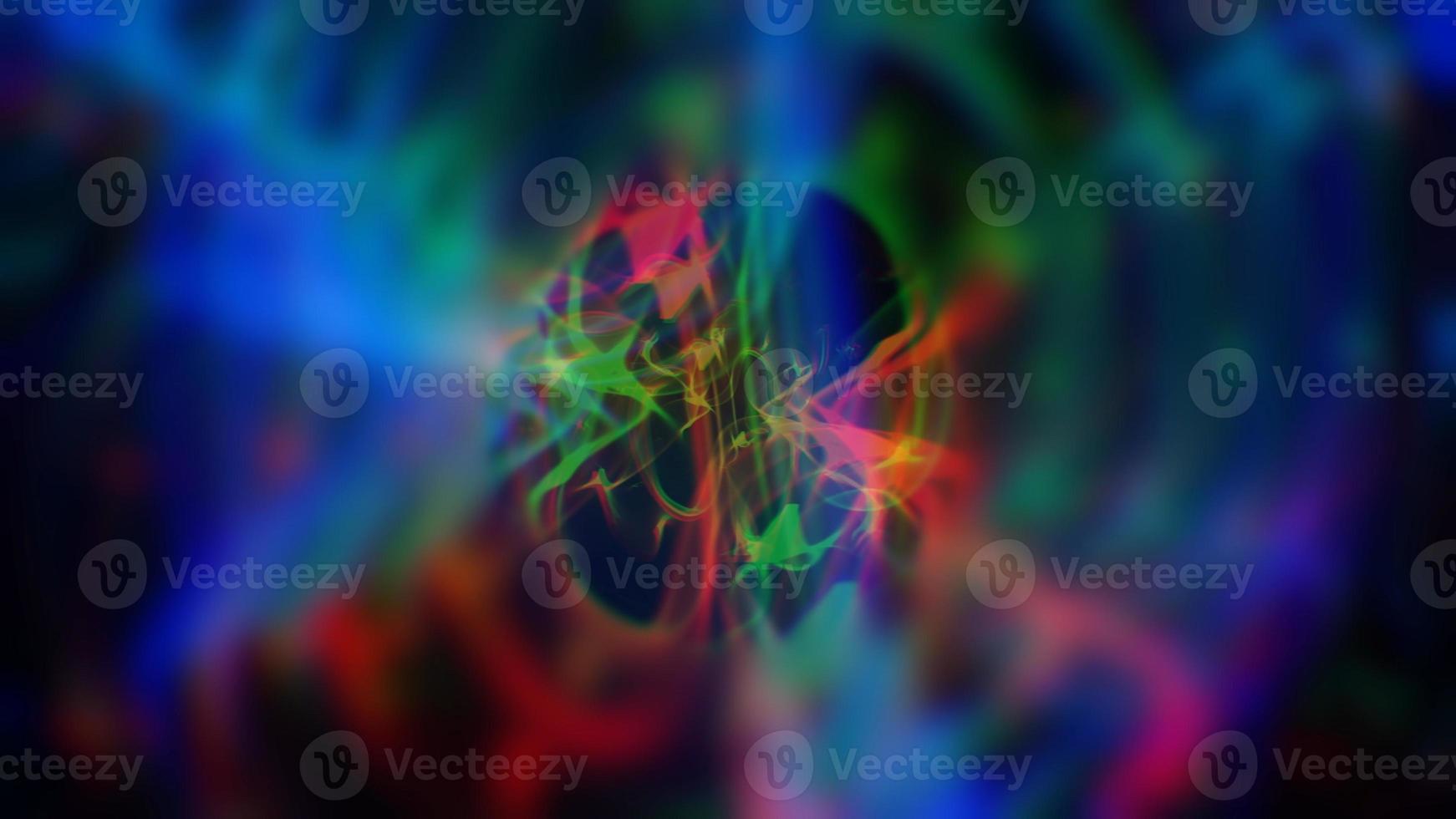 Colorful strand in soft blur gradient background photo