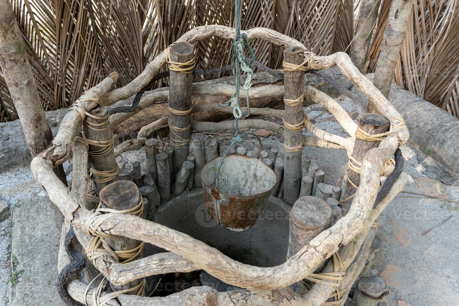 un tradicional bien a Kampung angustia foto