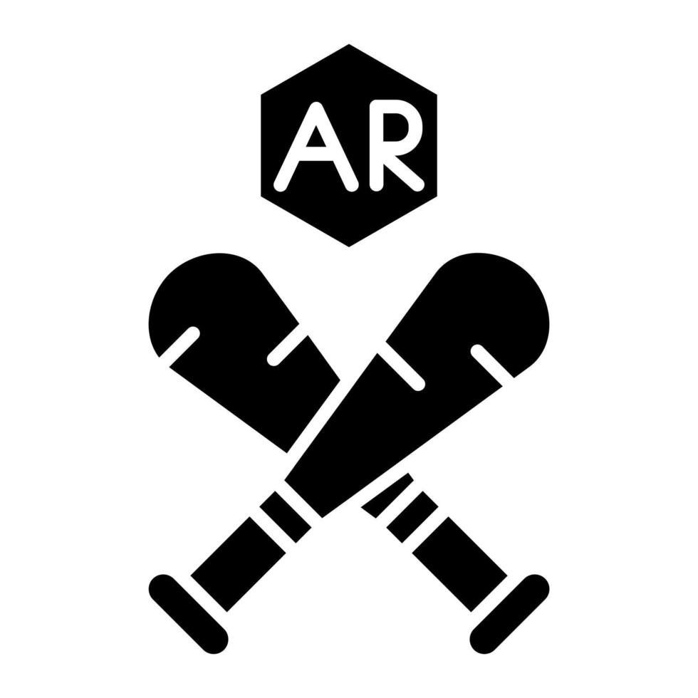 Arkansas béisbol vector icono