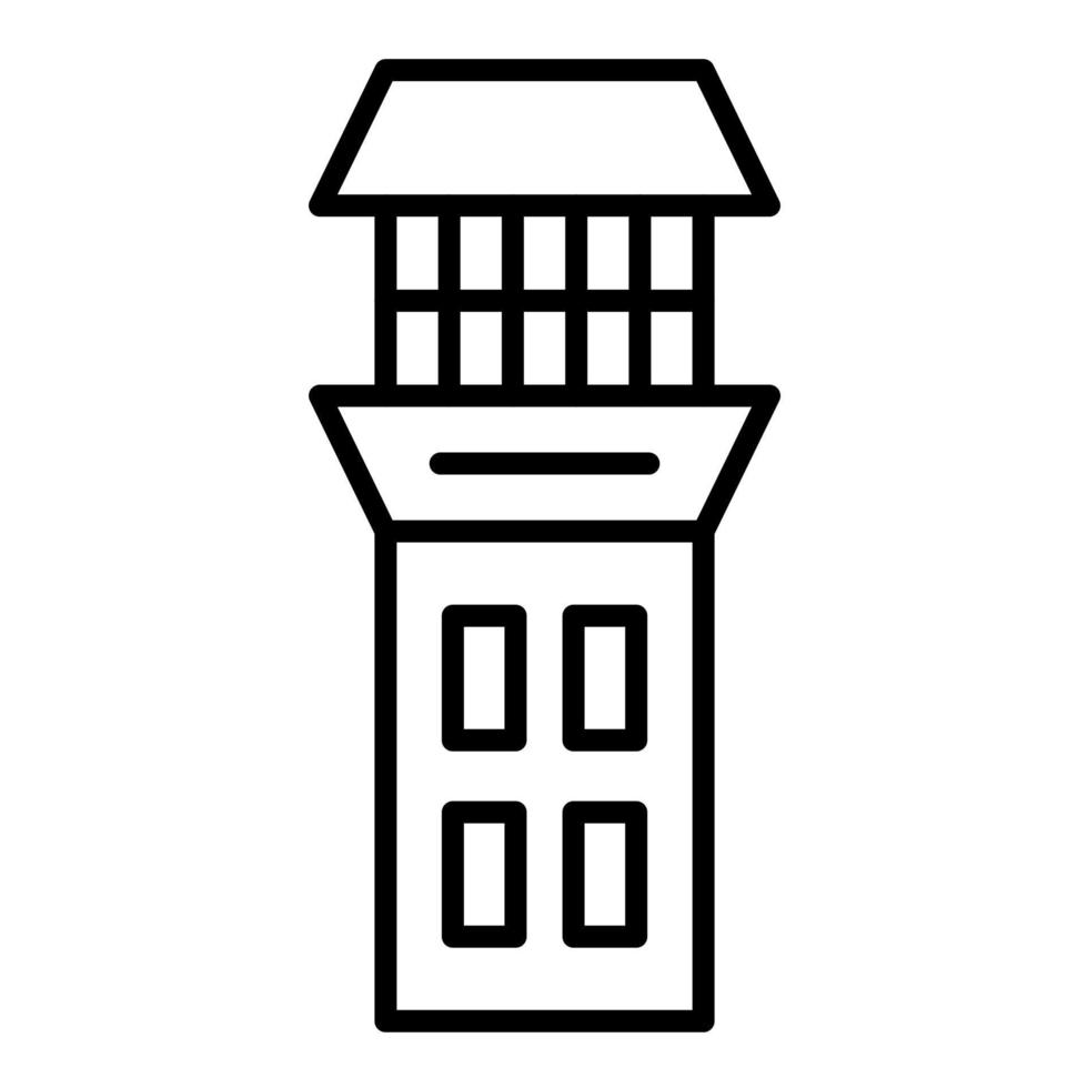 Control Tower vector icon
