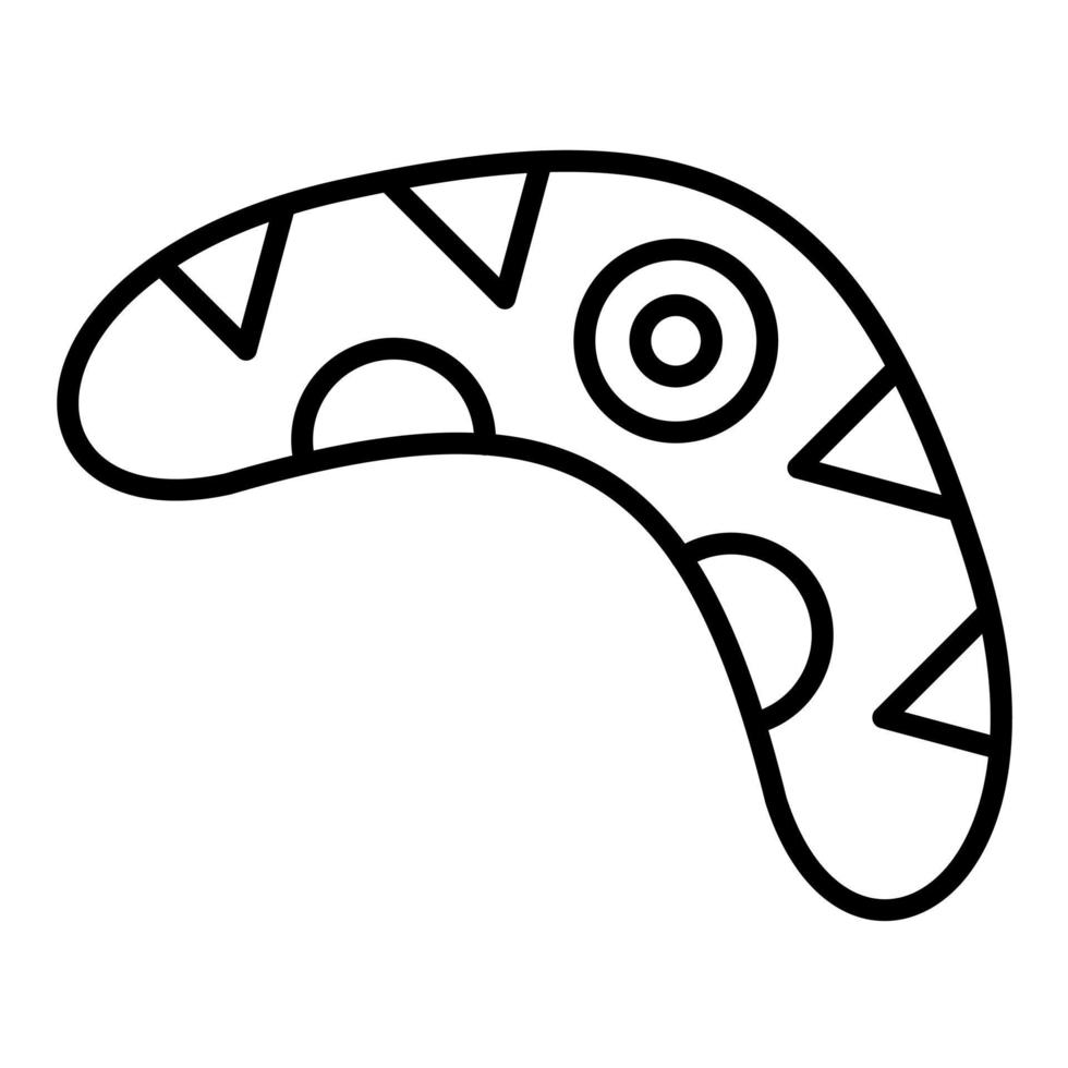 Boomerang vector icon
