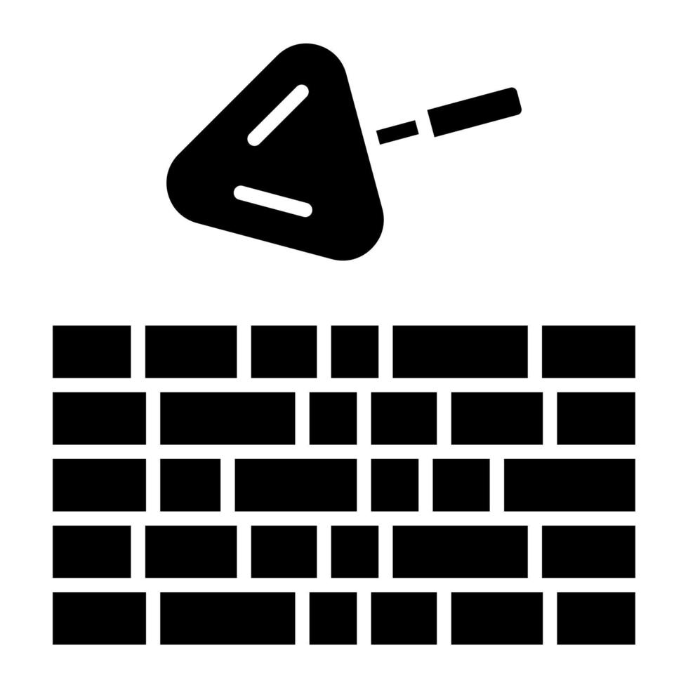 Brickwall vector icon