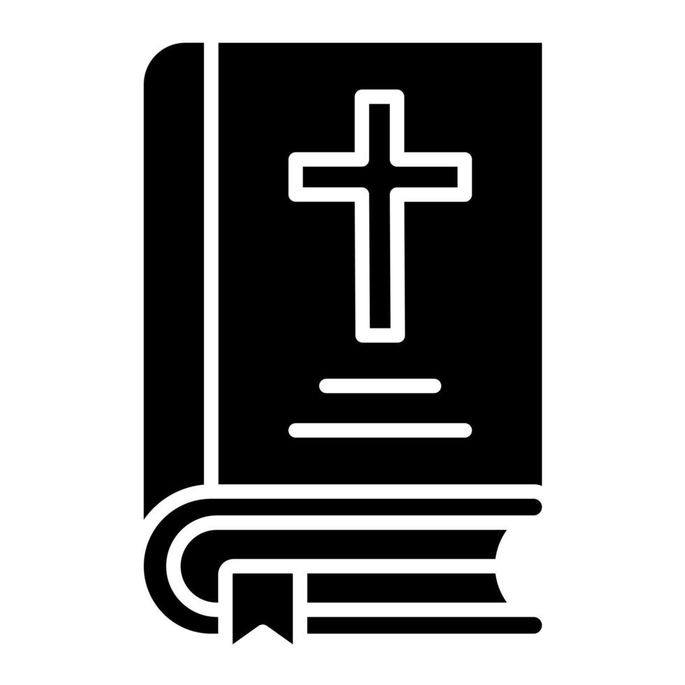 icono de vector de biblia