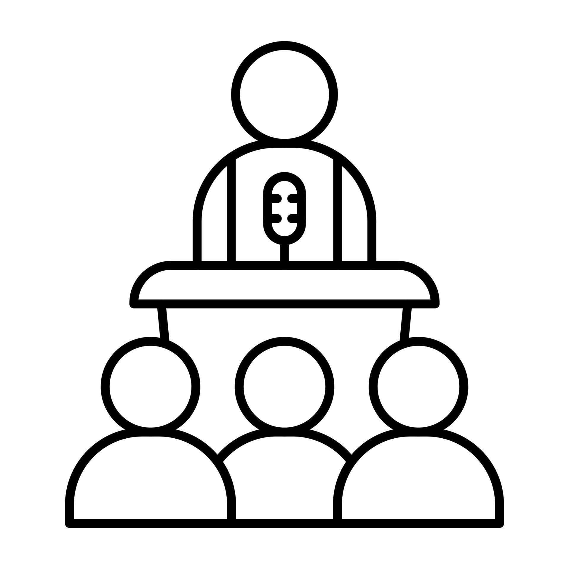 Press Secretary vector icon 21651056 Vector Art at Vecteezy