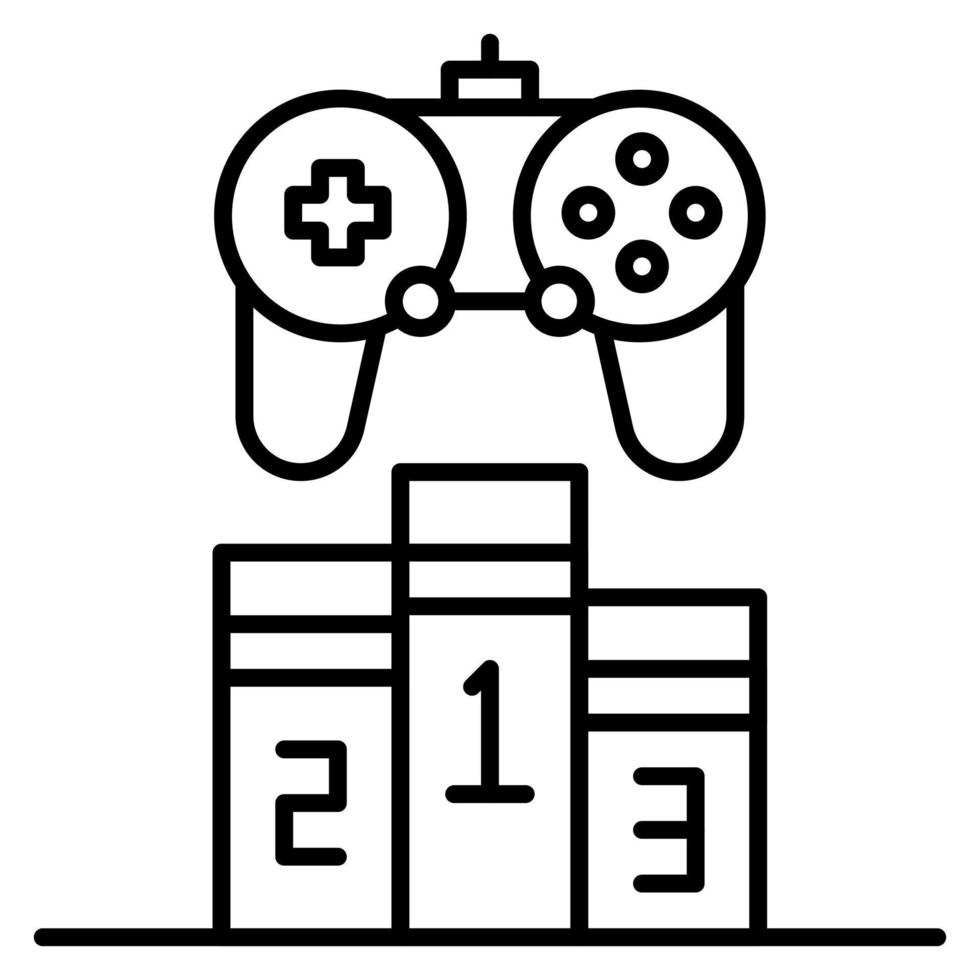 Game Ranking vector icon