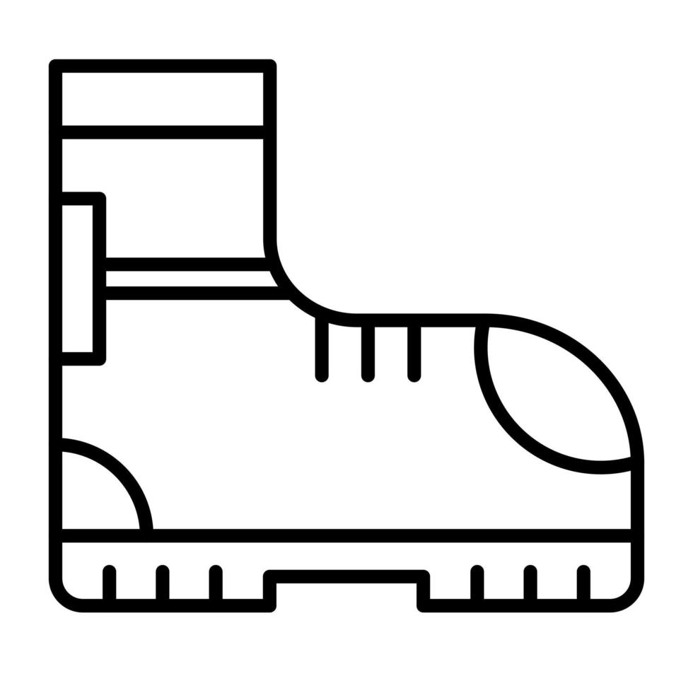 Firefighter Boots vector icon