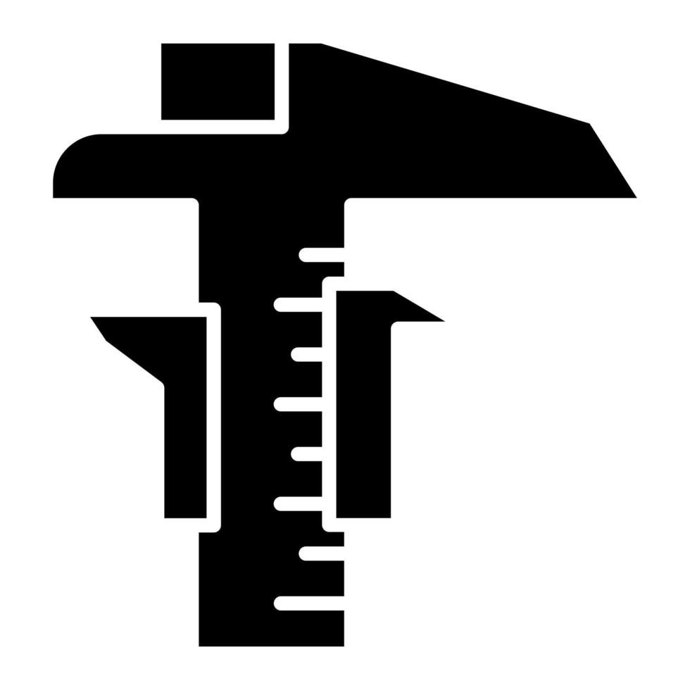 Vernier Caliper vector icon