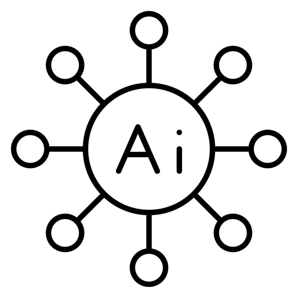 Super Intelligence vector icon