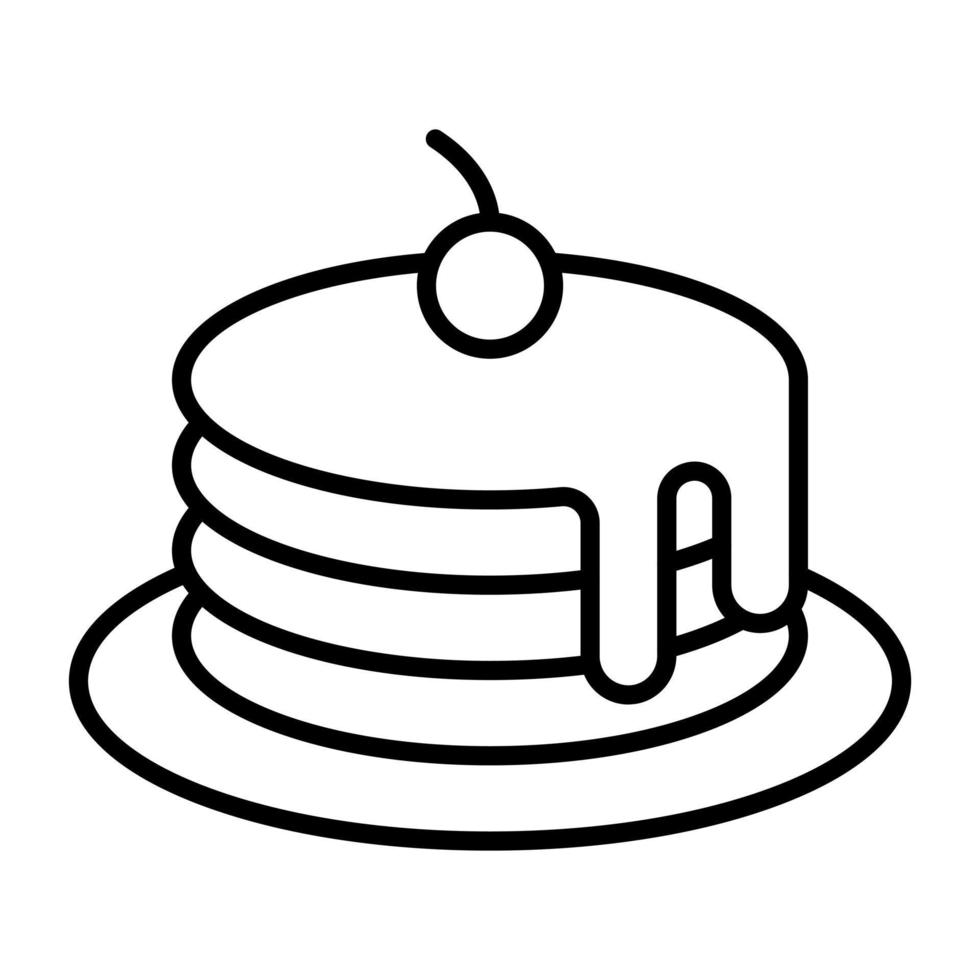 Pancake vector icon