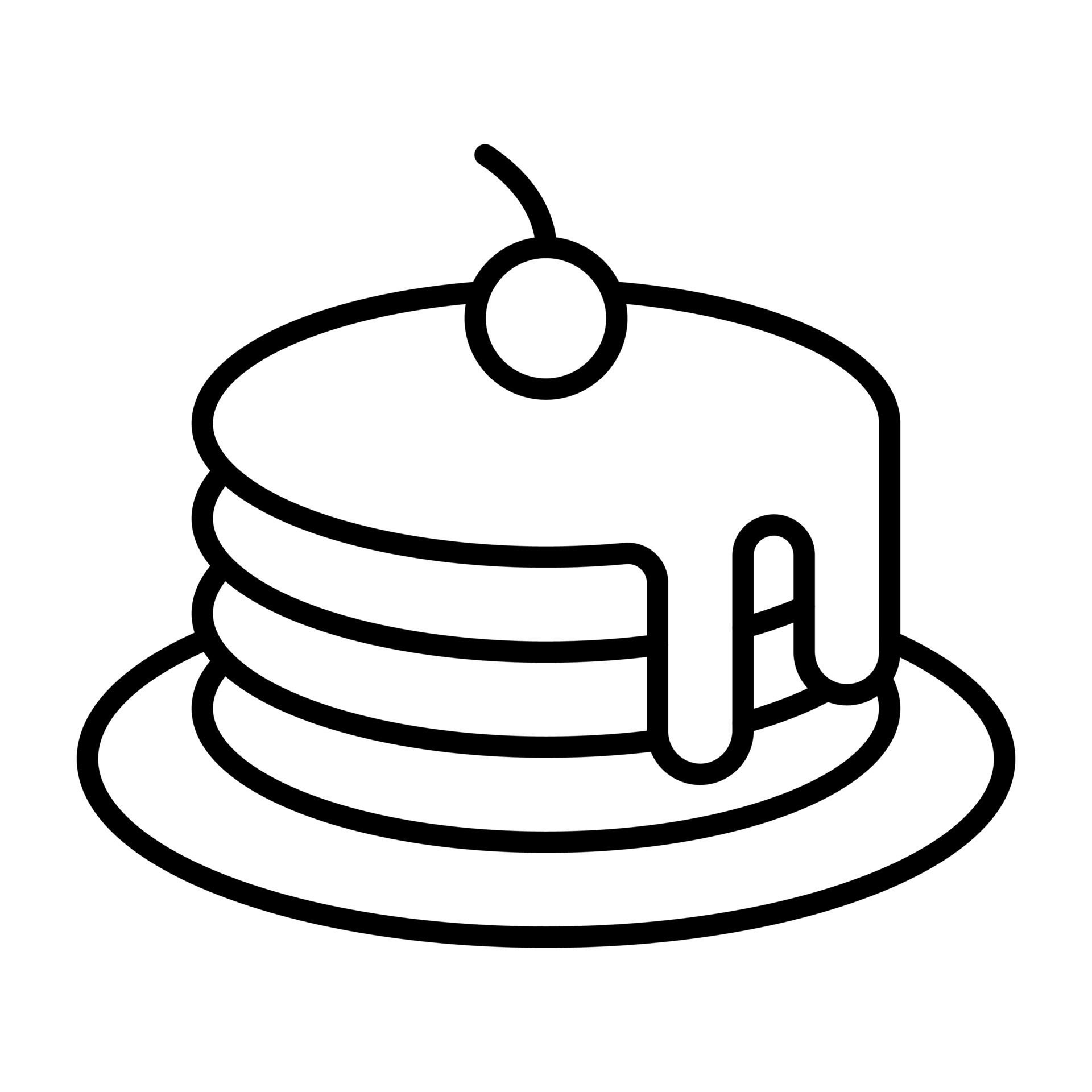 Pancake vector icon 21651214 Vector Art at Vecteezy