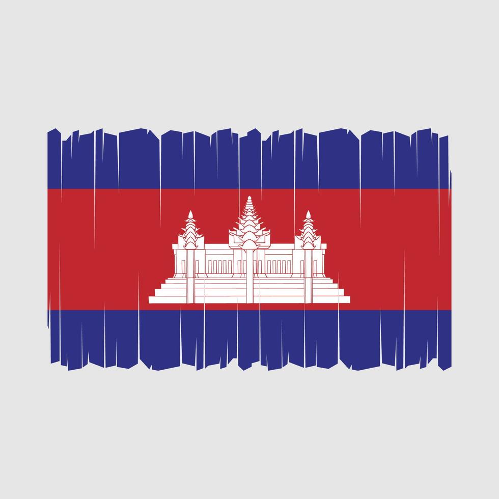 Cambodia Flag Vector