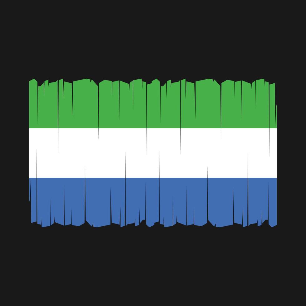 Sierra Leone Flag Vector