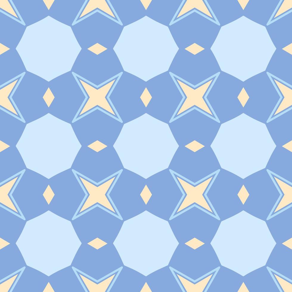 Geometric Seamless Pattern with Tribal Shape. Pattern designed in Ikat, Aztec, Moroccan, Thai, Luxury Arabic Style. Ideal for Fabric Garment, Ceramics, Wallpaper. Vector Illustration.