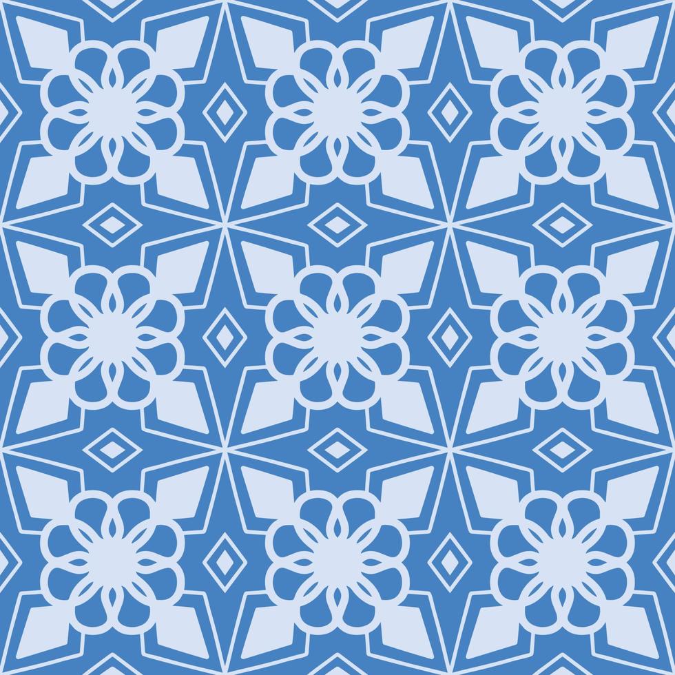 patrón geométrico sin costuras con forma tribal. patrón diseñado en ikat, azteca, marroquí, tailandés, estilo árabe de lujo. ideal para prendas de tela, cerámica, papel pintado. ilustración vectorial vector