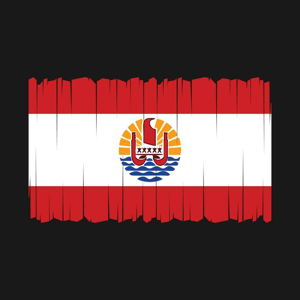 French Polynesia Flag Vector