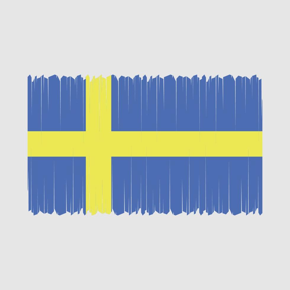vector de bandera de suecia