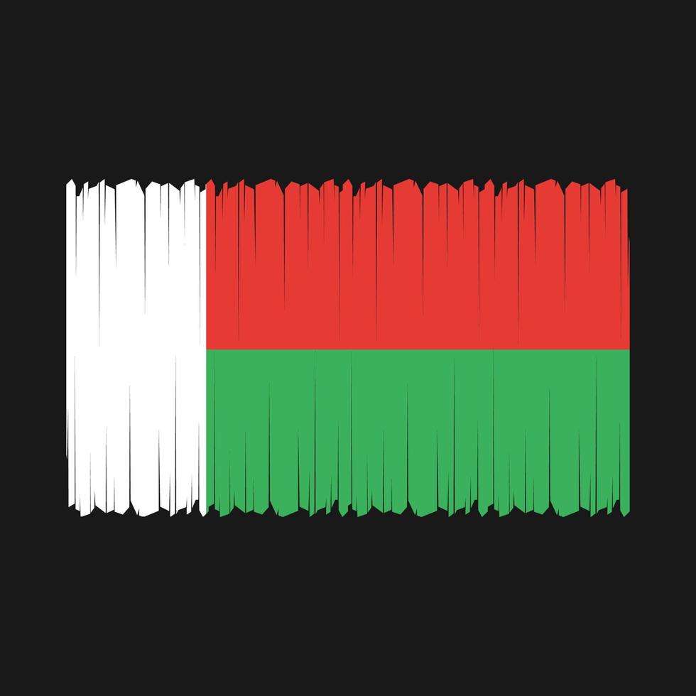 Madagascar Flag Vector