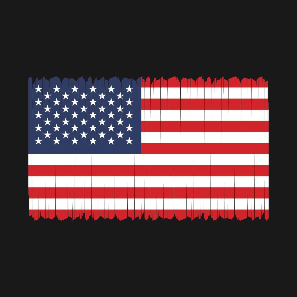 American Flag Vector