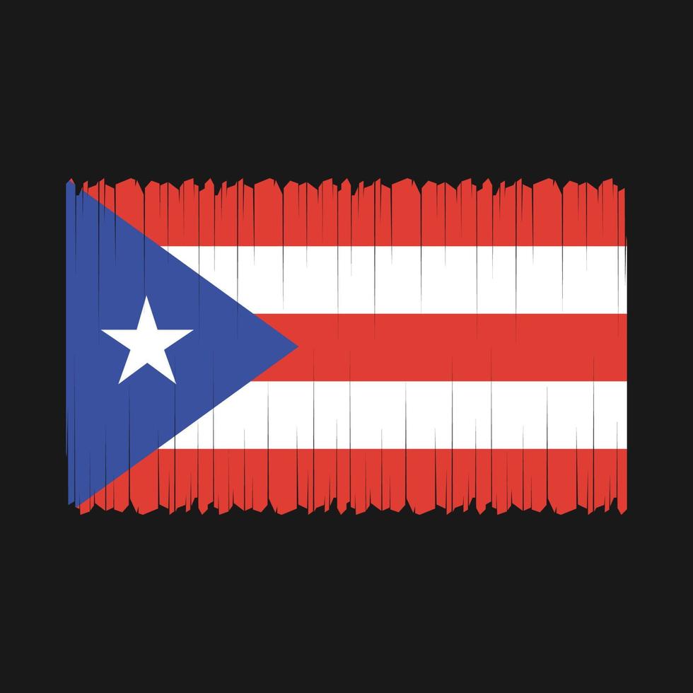 Puerto Rico Flag Vector