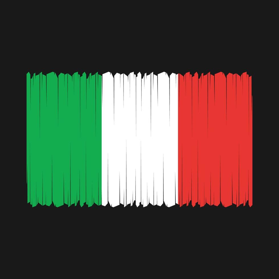 vector de bandera de italia