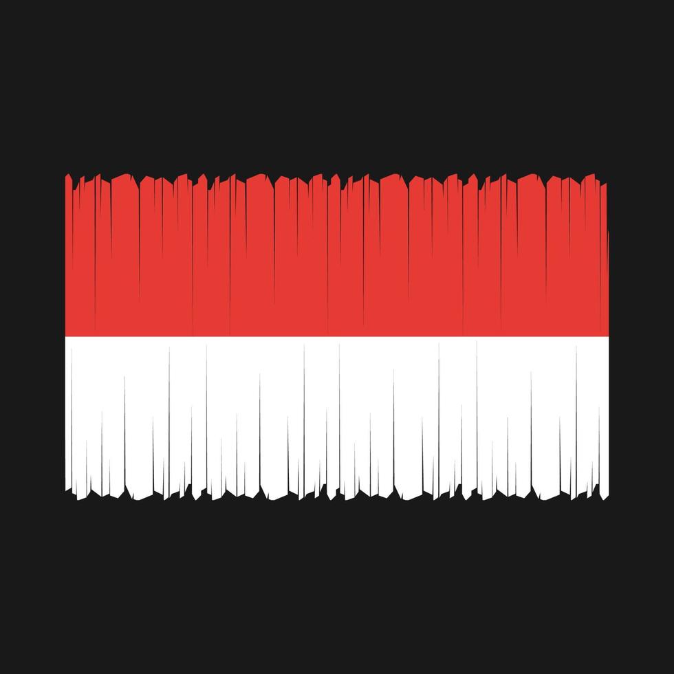 vector de bandera de indonesia