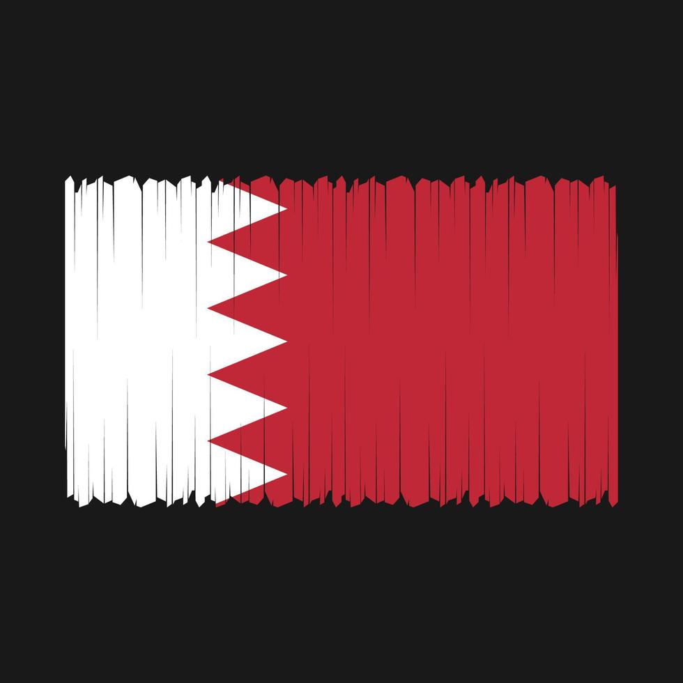 Bahrain Flag Vector