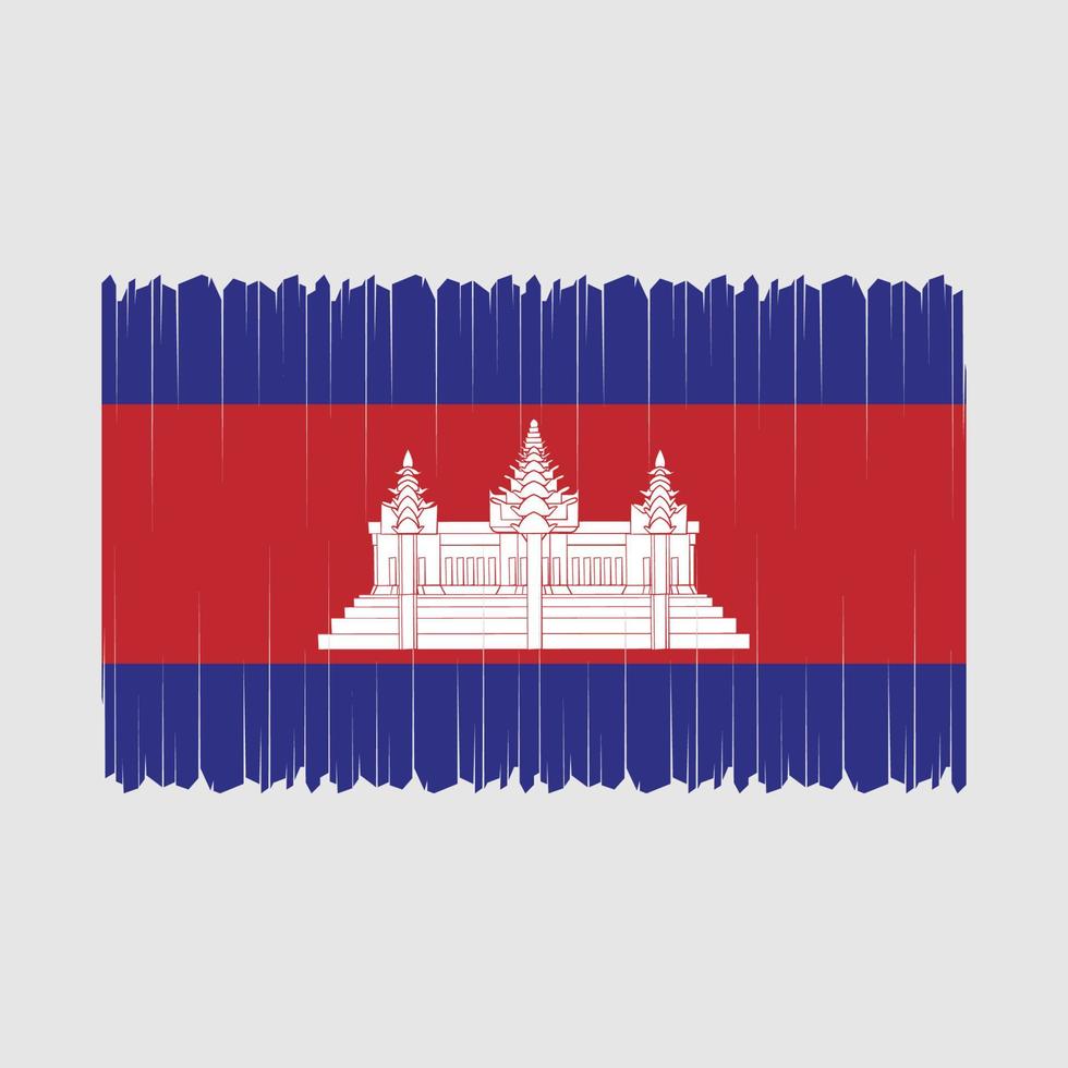 Cambodia Flag Vector