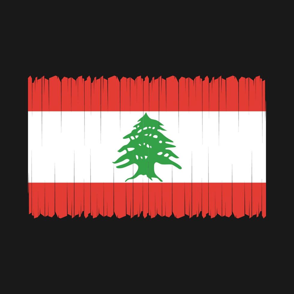 Lebanon Flag Vector