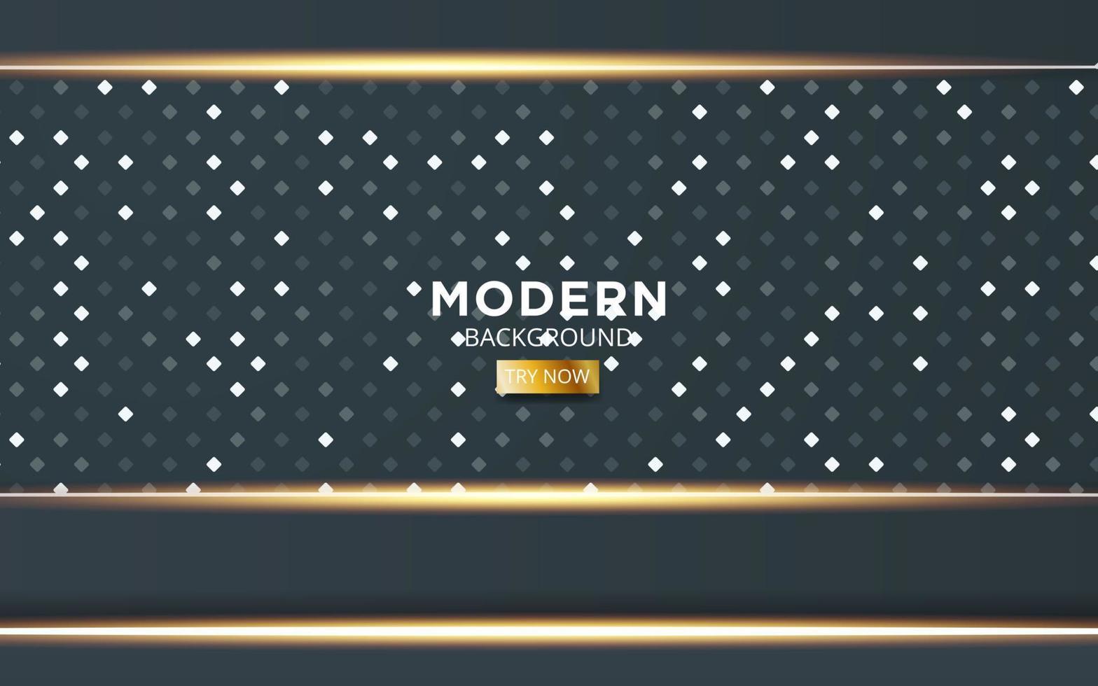 modern dark abstract technology background banner design with gold line and golden rays. Overlap layers with paper effect. Realistic light effect on textured particle background.vector illustration. vector